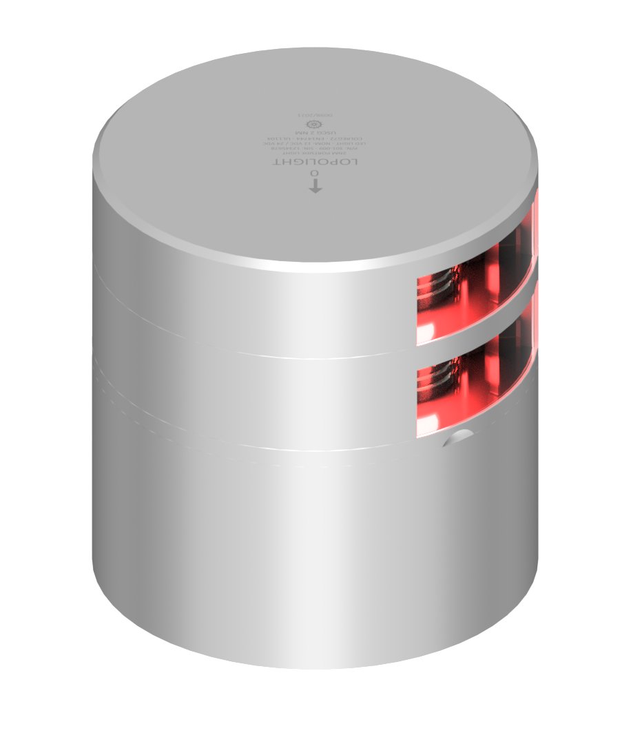 2nm 112,5° Red, dbl Port,silver w/Conn &CS/CD-base 2nm 112,5° Red, dbl Port,silver w/Conn &CS/CD-base